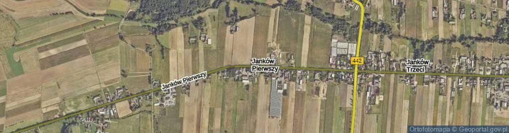 Zdjęcie satelitarne Janków Pierwszy ul.